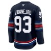 Miehille NHL New York Rangers Pelipaita Fanatics Premium Mika Zibanejad 2024-25 Kolmas Navy
